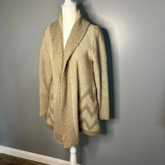 Anthropologie Angel of the North Drape Front Cardigan Size M - Picture 3 of 10